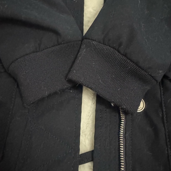 Hollister Women's Dark Blue Hooded Jacket - Picture 3 of 6
